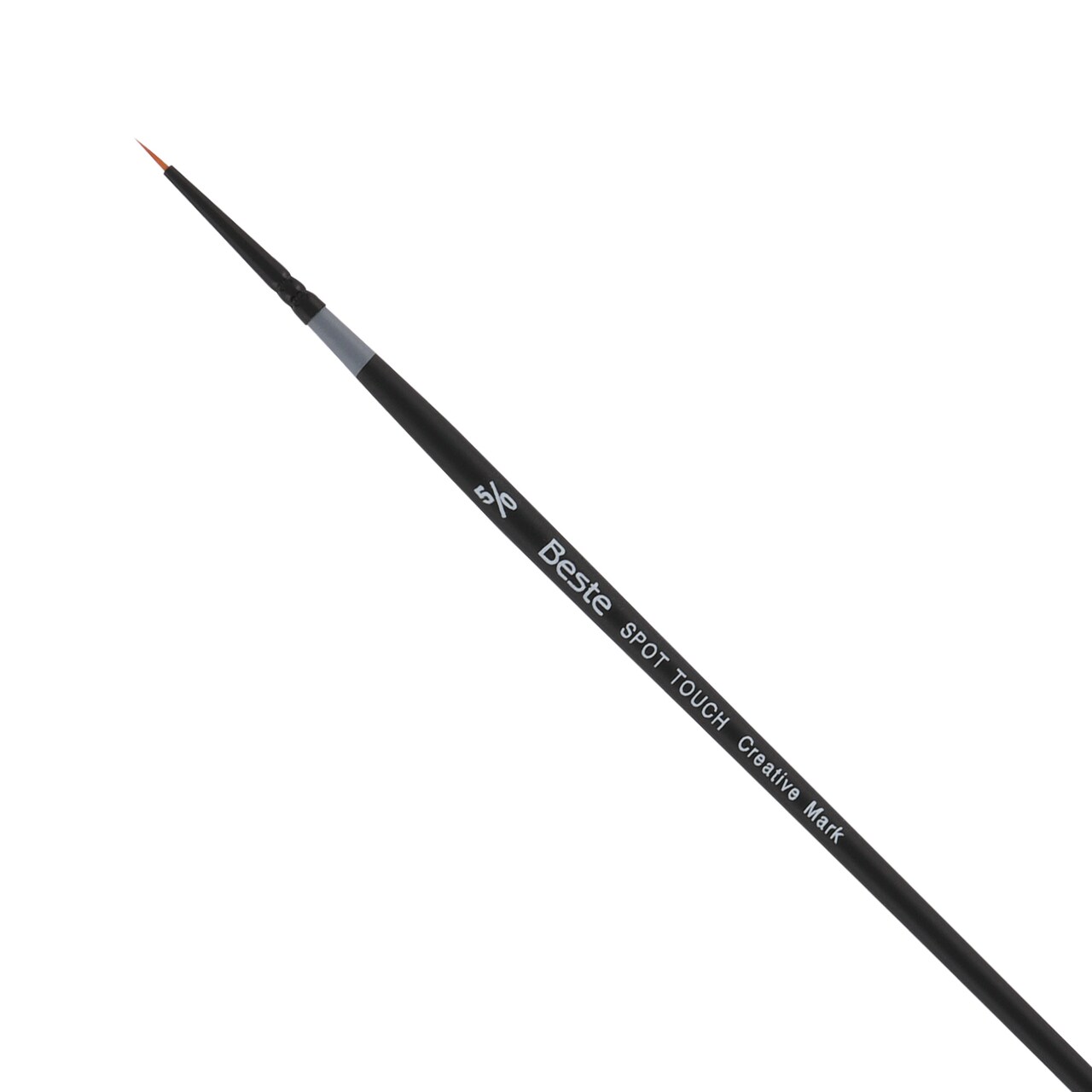 Creative Mark Beste Golden Taklon Spot Touch #5x0 - 3 Pack Artist Paint Brush, Professional Watercolor Brushes, For Acrylic Painting, Short Handle, Sharp Edges, Hand-Tied & Shaped